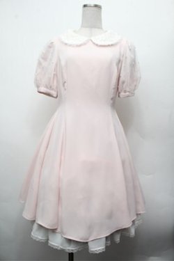 画像1: mille fille closet by LODISPOTTO / Milky loveワンピース  ピンク S-26-02-20-049-LO-OP-AS-ZS