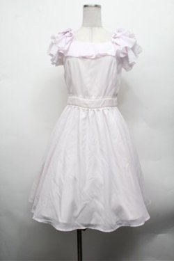 画像1: LODISPOTTO / シフォンフリルワンピース  ピンク S-26-02-20-050-LO-OP-AS-ZS
