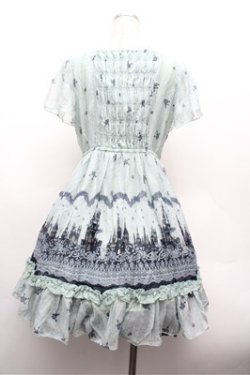 画像4: axes femme / 街柄シルエットメルヘンチュニ  グリーン S-26-02-20-054-AX-OP-AS-ZS