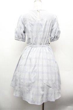 画像4: axes femme POETIQUE / スカラップビスチェ切り替えワンピース  サックス S-26-02-20-056-AX-OP-AS-ZS