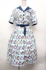 画像1: MILK / perfumeワンピース  サックス S-26-02-20-058-ML-TS-HR-ZS (1)