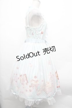 画像5: metamorphose / Cats and Cherry Cake オーバースカート付きジャンパースカート 1 サックス S-26-02-20-061-ME-OP-HR-ZS