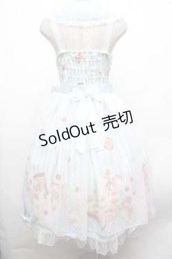 画像6: metamorphose / Cats and Cherry Cake オーバースカート付きジャンパースカート 1 サックス S-26-02-20-061-ME-OP-HR-ZS