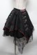 画像1: PUNK / スパイダーイレヘムスカート F 黒×赤 S-26-02-20-063-PU-TO-TE-ZS (1)
