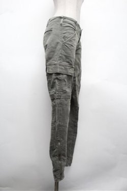 画像2: PUNK / カーゴデニムパンツ 24 カーキ S-26-02-20-064-PU-PA-TE-ZS