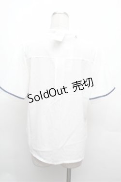 画像3: axes femme / 紫陽花刺繍リボンブラウス  白 S-26-02-20-015-AX-BL-HR-ZS