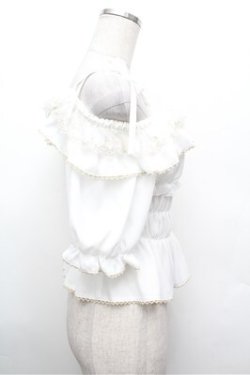 画像2: ALICE and the PIRATES / バニーガールシャーリングプルオーバー  白 S-26-02-20-022-PA-BL-HR-ZS