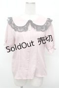 MA*RS / レース襟ブラウス  ピンク S-26-02-20-025-EL-BL-AS-ZS
