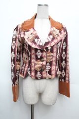 ALICE and the PIRATES / レジメンタルカルーセルジャケット  ブラウン S-26-02-22-038-PA-JA-AS-ZS