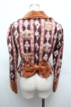 画像3: ALICE and the PIRATES / レジメンタルカルーセルジャケット  ブラウン S-26-02-22-038-PA-JA-AS-ZS