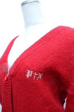 画像3: PEACE NOW / 羽根付きモヘアニットカーディガン  赤 S-26-02-22-041-PU-TO-AS-ZS