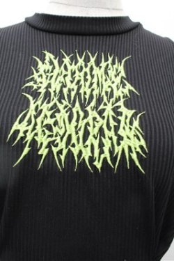 画像2: ACDC RAG / Vivid Gloomy Sleevelessトップス  黒 S-26-02-22-043-PU-TO-AS-ZS