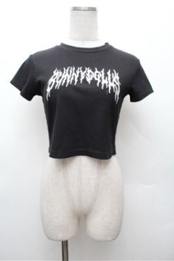 画像1: ACDC RAG / PUNKYバニーチビTシャツ  黒 S-26-02-22-044-PU-TO-AS-ZS
