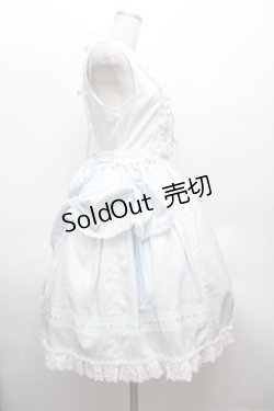 画像2: BABY,THE STARS SHINE BRIGHT / キュドパリジャンパースカート  サックス S-26-02-22-047-BA-OP-AS-ZS