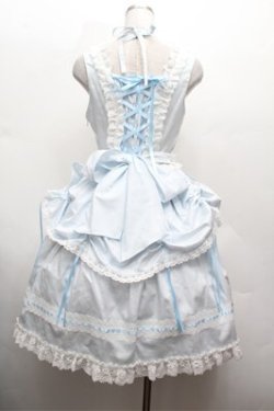 画像4: BABY,THE STARS SHINE BRIGHT / キュドパリジャンパースカート  サックス S-26-02-22-047-BA-OP-AS-ZS