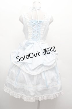 画像4: BABY,THE STARS SHINE BRIGHT / キュドパリジャンパースカート  サックス S-26-02-22-047-BA-OP-AS-ZS