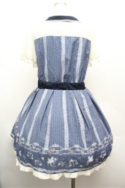 画像4: axes femme POETIQUE / ストライプ星座ワンピース M ネイビー S-26-02-22-049-AX-OP-TE-ZS