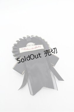 画像2: ATELIER　Ruby / ロゼットチャームブローチ  黒 S-26-02-22-006-EL-ZA-AS-ZS