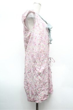 画像2: Jane Marple / 花柄オールインワン  白ｘピンク S-26-02-22-054-JM-OP-AS-ZS