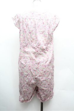 画像3: Jane Marple / 花柄オールインワン  白ｘピンク S-26-02-22-054-JM-OP-AS-ZS