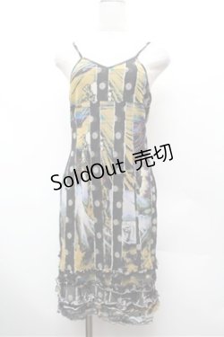 画像1: Jean Paul GAULTIER / パワーネットキャミソール  黒 S-26-02-22-056-GO-TO-AS-ZS