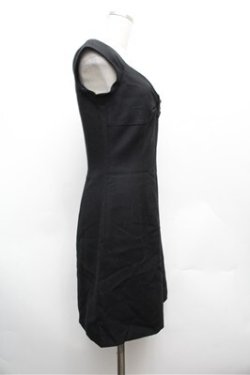 画像2: JESUS DIAMANTE / リボンデザインワンピース 40 黒 S-26-02-22-057-JE-OP-AS-ZS