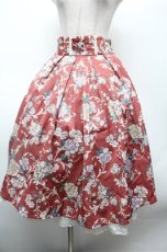 画像1: axes femme / タック入りミディスカート  オレンジ S-26-02-22-059-AX-SK-AS-ZS (1)