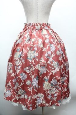 画像2: axes femme / タック入りミディスカート  オレンジ S-26-02-22-059-AX-SK-AS-ZS