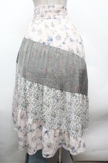 画像3: axes femme / フラワー柄エスカルゴスカート  グリーン S-26-02-22-061-AX-SK-AS-ZS (3)
