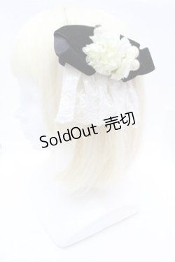 画像1: ATELIER　Ruby / リボンバレッタ  黒 S-26-02-22-010-EL-ZA-AS-ZS