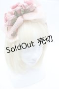 JESUS DIAMANTE / 薔薇リボンカチューシャ  ピンク S-26-02-22-016-JE-ZA-AS-ZS