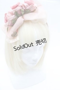 画像1: JESUS DIAMANTE / 薔薇リボンカチューシャ  ピンク S-26-02-22-016-JE-ZA-AS-ZS