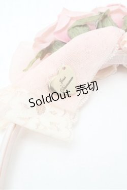 画像4: JESUS DIAMANTE / 薔薇リボンカチューシャ  ピンク S-26-02-22-016-JE-ZA-AS-ZS