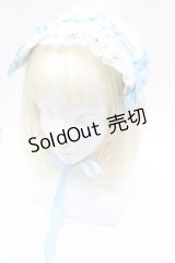 BABY,THE STARS SHINE BRIGHT / はしごレースのスピンドールヘッドドレス  サックス S-26-02-22-020-BA-AC-AS-ZS