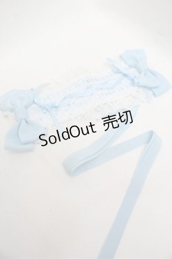 画像2: BABY,THE STARS SHINE BRIGHT / はしごレースのスピンドールヘッドドレス  サックス S-26-02-22-020-BA-AC-AS-ZS