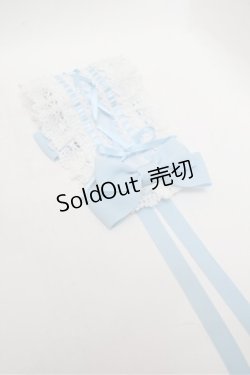 画像4: BABY,THE STARS SHINE BRIGHT / はしごレースのスピンドールヘッドドレス  サックス S-26-02-22-020-BA-AC-AS-ZS