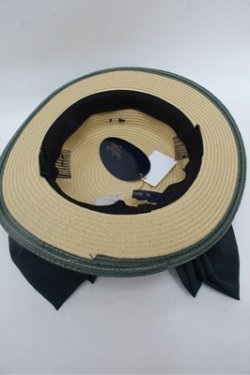 画像4: an another angelus / 配色ブリムバックリボンキャノチェ  グリーン S-26-02-22-023-CA-AC-AS-ZS