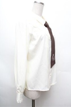 画像3: axes femme / 刺繍ネクタイ付きブラウス F 生成り S-26-02-22-026-AX-BL-TE-ZS