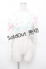 JESUS DIAMANTE / ぼかし薔薇ボレロ  サックス S-26-02-22-027-JE-TO-AS-ZS