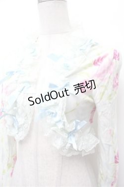 画像2: JESUS DIAMANTE / ぼかし薔薇ボレロ  サックス S-26-02-22-027-JE-TO-AS-ZS