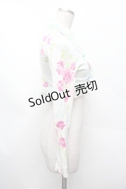 画像3: JESUS DIAMANTE / ぼかし薔薇ボレロ  サックス S-26-02-22-027-JE-TO-AS-ZS