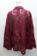 画像2: REZEN / レース和袖ジャケット  ワイン S-26-02-23-038-PU-JA-AS-ZS (2)