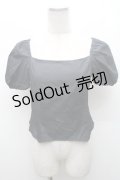 MIHO MATSUDA / パフ袖カットソー  黒 S-26-02-23-043-GO-TS-HR-ZS