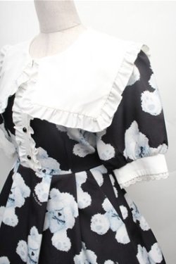 画像3: Deary / くま耳セーラーワンピース  黒ｘ白 S-26-02-23-052-LO-OP-AS-ZS