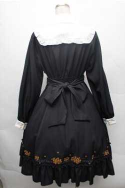 画像2: Amavel / Histoire Osmanthusワンピース  紺 S-26-02-23-053-CA-OP-AS-ZS