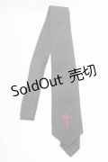 BPN / クロス刺繍ネクタイ  黒 S-26-02-23-008-GO-AC-HR-ZS