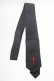 画像1: BPN / クロス刺繍ネクタイ  黒 S-26-02-23-008-GO-AC-HR-ZS (1)