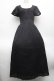 画像1: BPN / クロス刺繍ワンピース  黒 S-26-02-23-055-GO-OP-HR-ZS (1)