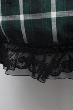 画像3: MIHO MATSUDA / チェックジャンパースカート  グリーン S-26-02-23-057-GO-OP-HR-ZS