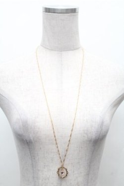 画像1: m petit by misako / AMフレームハートネックレス  ゴールド S-26-02-23-012-LO-AC-AS-ZS